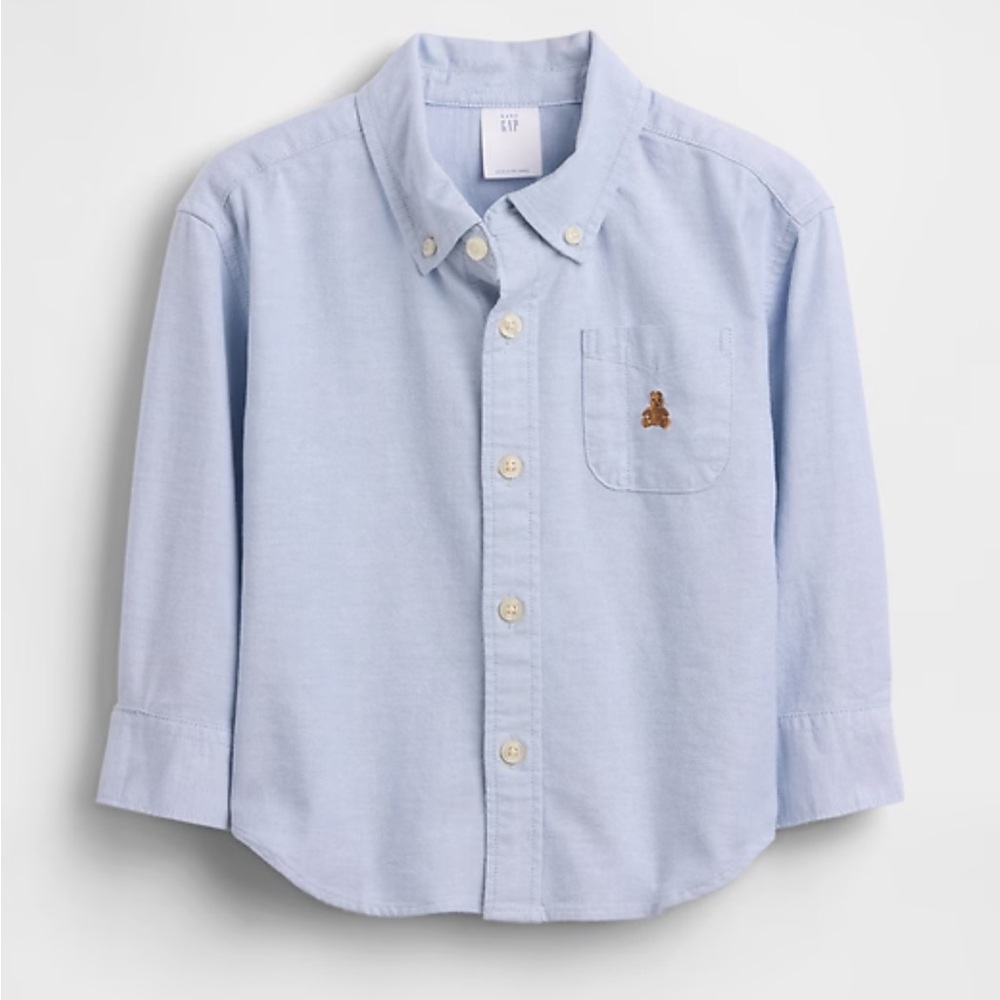 ⭐️3 for $20⭐️| EUC Gap Kids Toddler Button-Down Oxford Shirt | 3T | 100% cotton